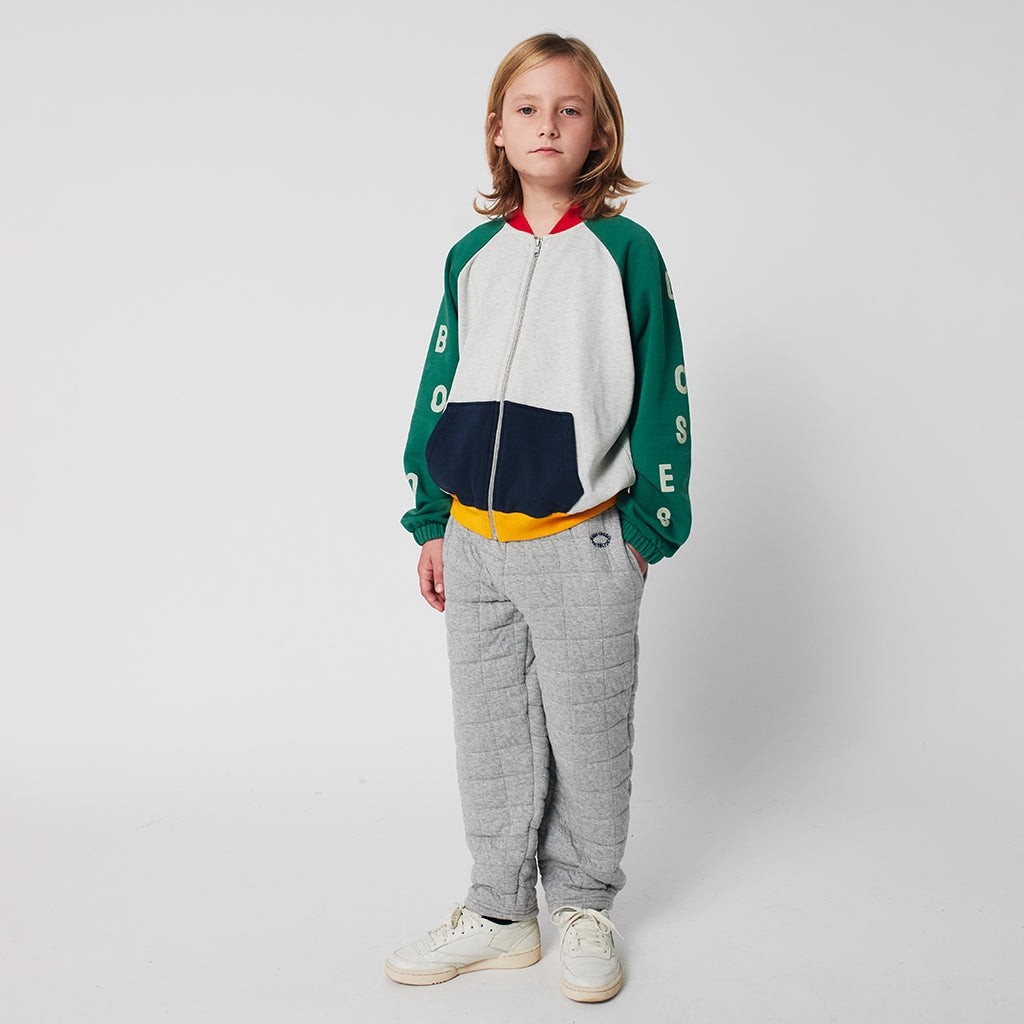 Bobo Choses Child Quilted Sweatpants Heather Grey