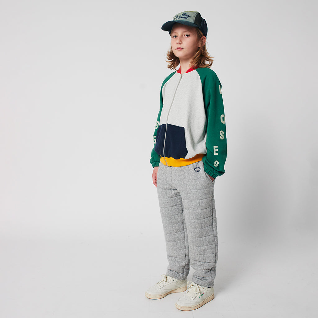 Bobo Choses Child Quilted Sweatpants Heather Grey