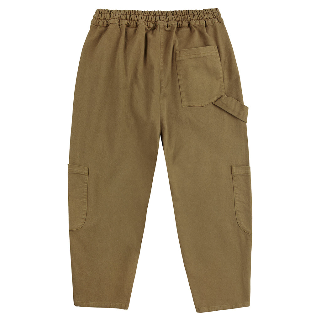 Bobo Choses Child Tic Tac Toe Cargo Pants Khaki Brown