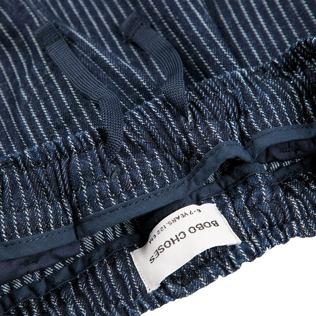 Bobo Choses Child Tic Tac Toe Denim Pants Navy Blue