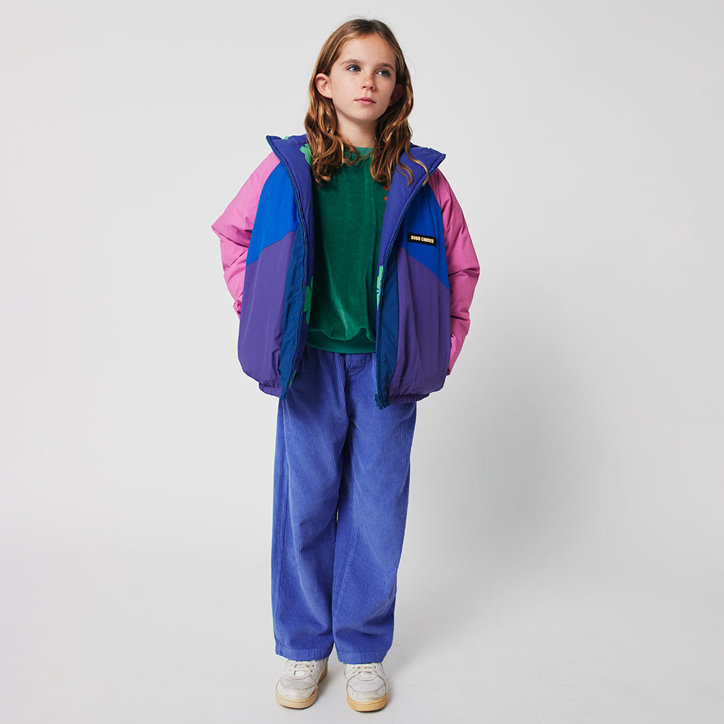 Bobo Choses Child Lucky Clover All Over Reversible Jacket Purple