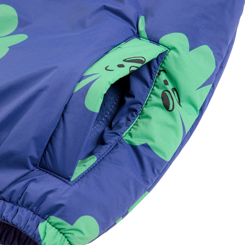 Bobo Choses Child Lucky Clover All Over Reversible Jacket Purple