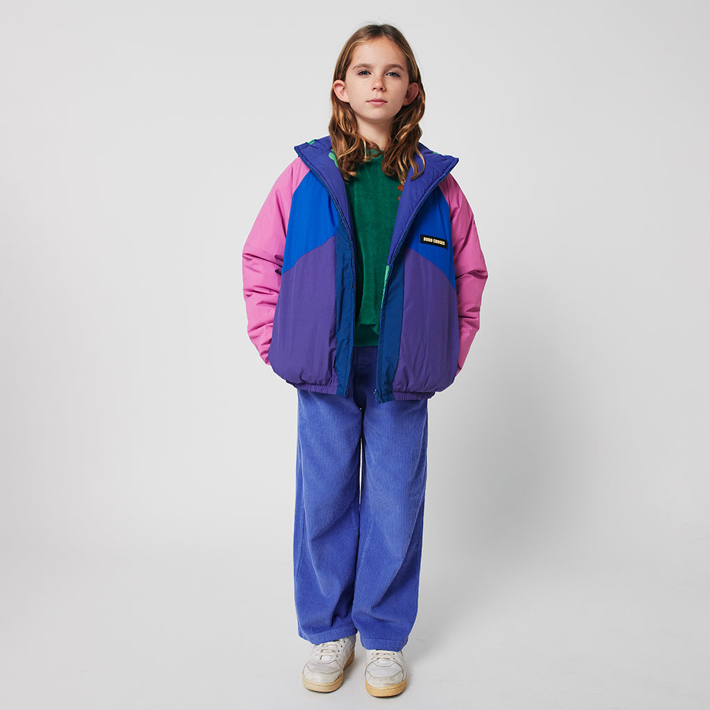 Bobo Choses Child Lucky Clover All Over Reversible Jacket Purple