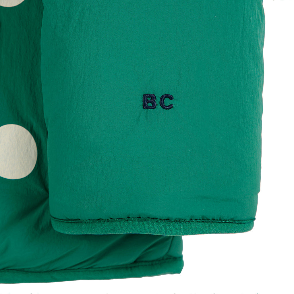 Bobo Choses Child Clover Reversible Teddy Jacket Green