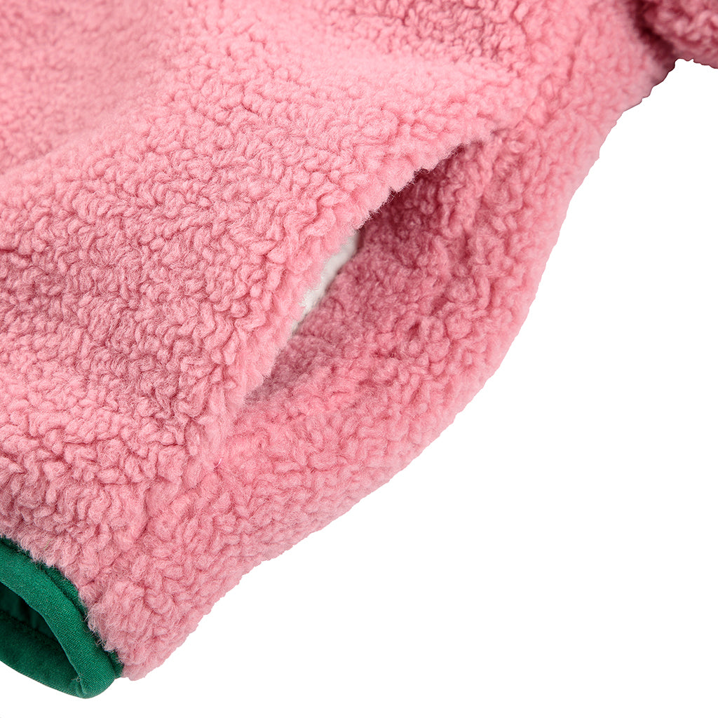 Bobo Choses Child Clover Reversible Teddy Jacket Green