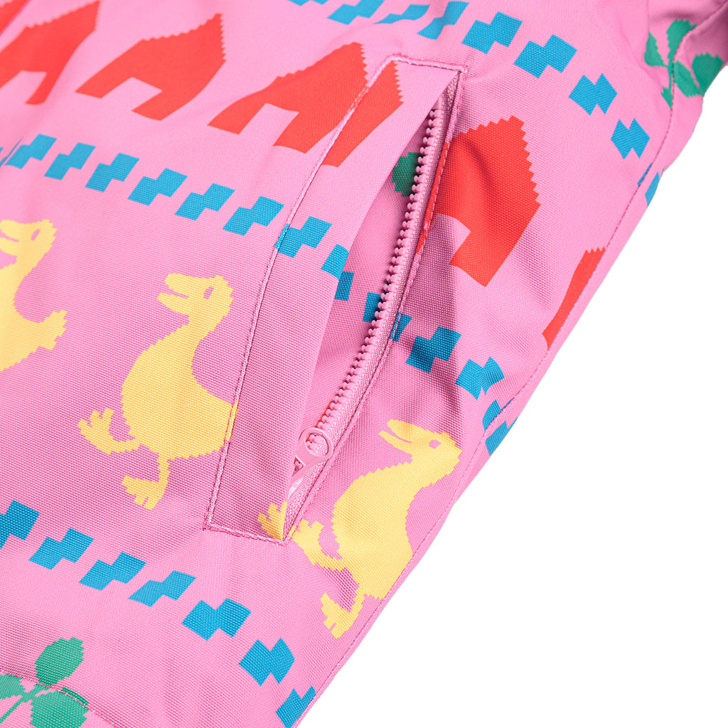 Bobo Choses Child Farm All Over Ski Jacket Fuchsia Pink