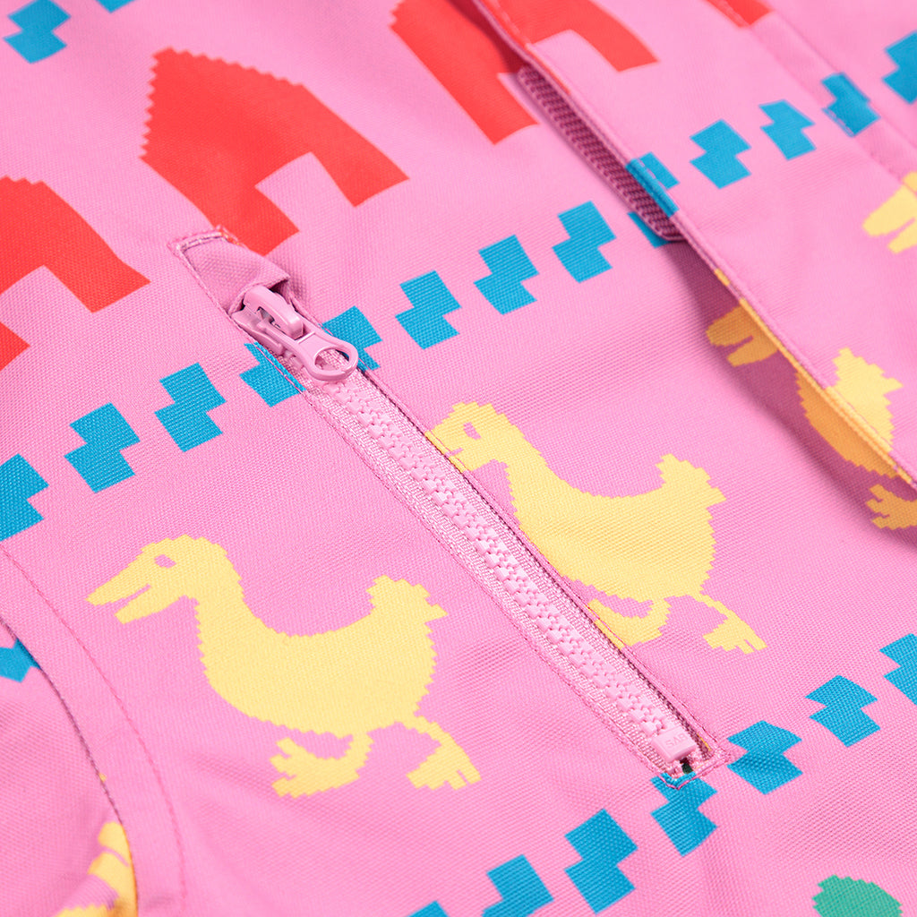 Bobo Choses Child Farm All Over Ski Jacket Fuchsia Pink