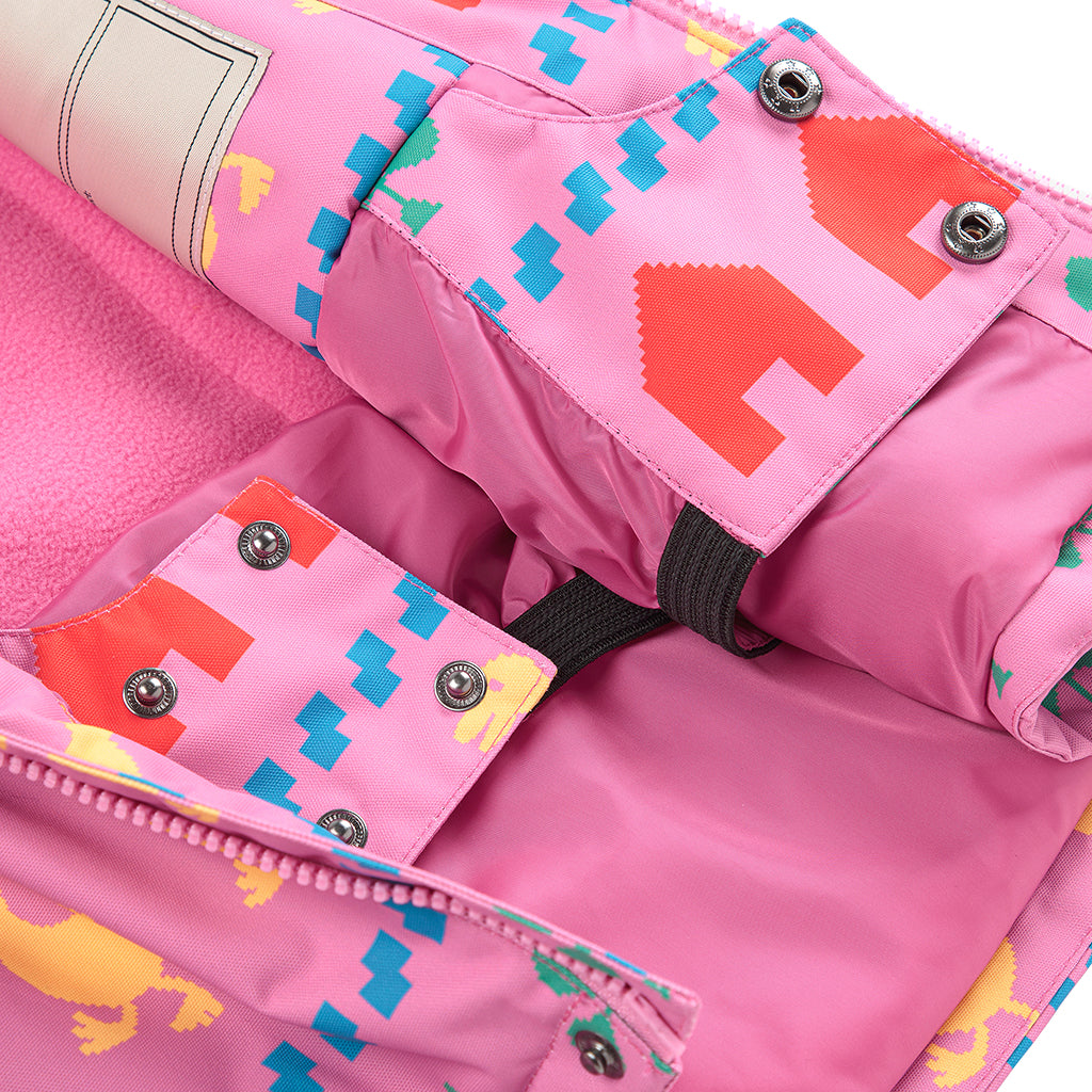 Bobo Choses Child Farm All Over Ski Jacket Fuchsia Pink