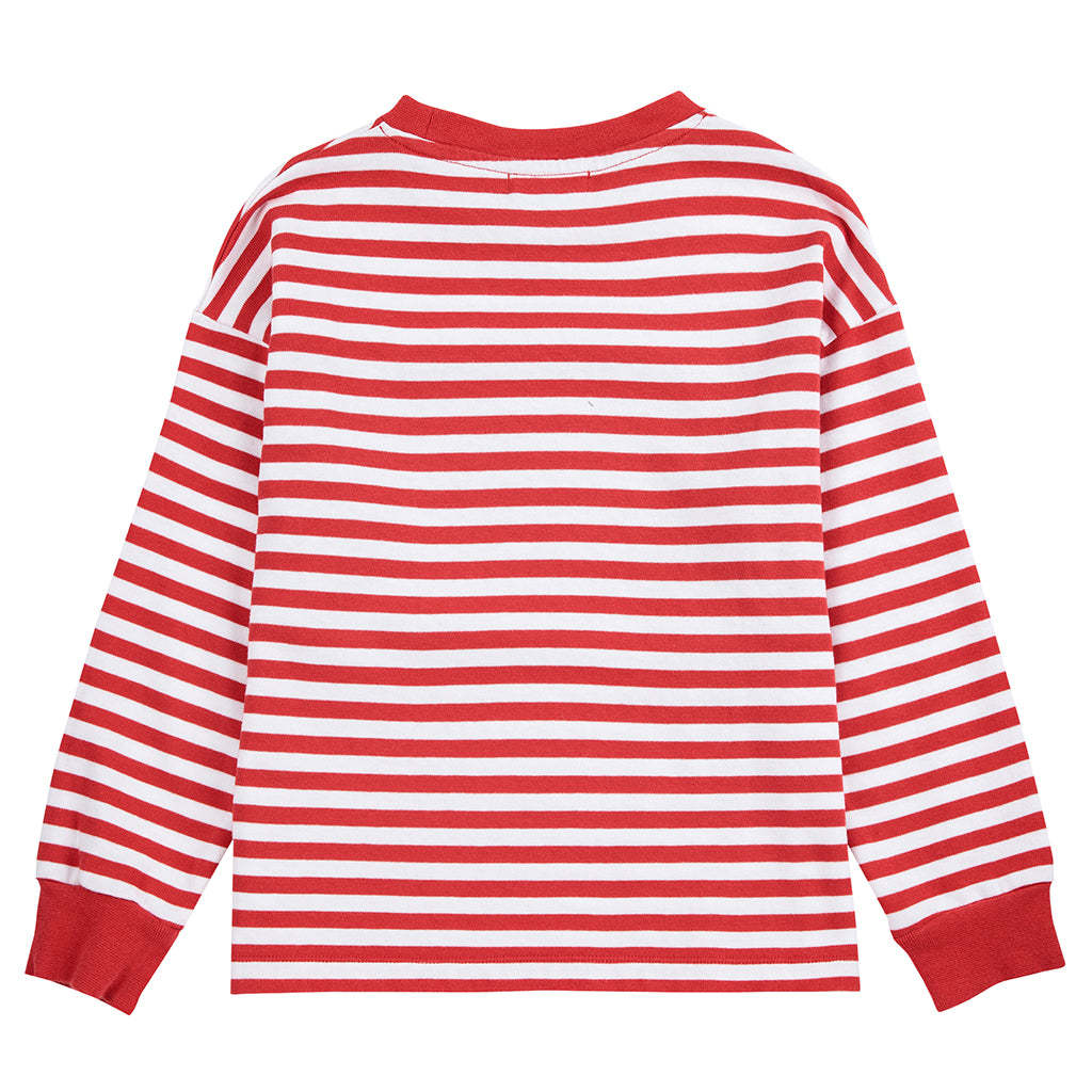 Bobo Choses Child Stripes T-shirt Red