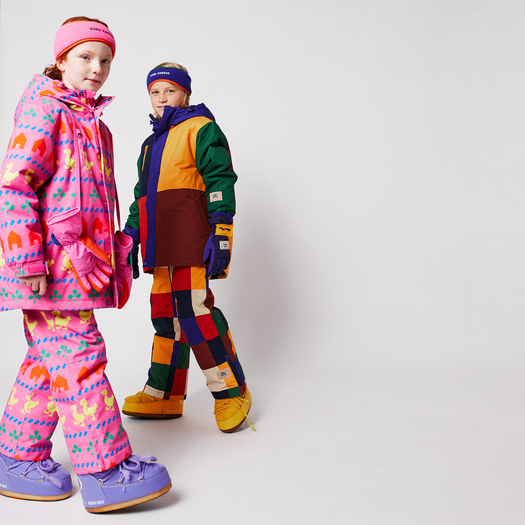 Bobo Choses Child Farm All Over Ski Pants Fuchsia Pink