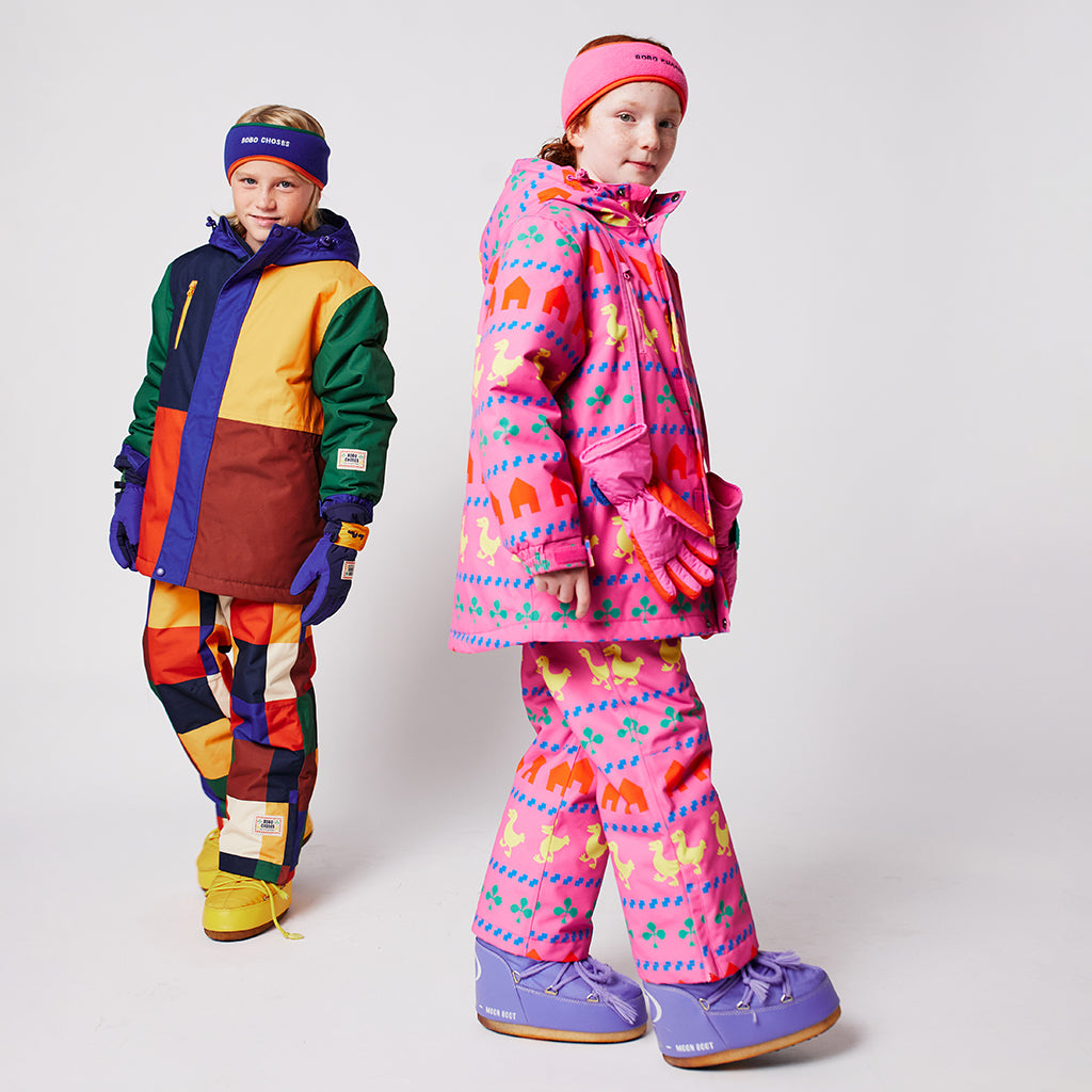 Bobo Choses Child Farm All Over Ski Pants Fuchsia Pink
