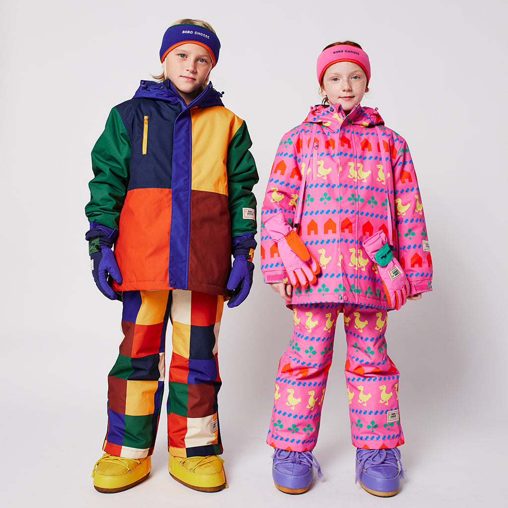 Bobo Choses Child Farm All Over Ski Pants Fuchsia Pink