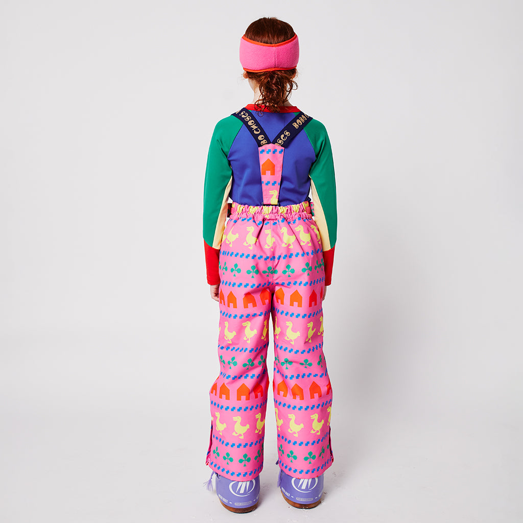 Bobo Choses Child Farm All Over Ski Pants Fuchsia Pink