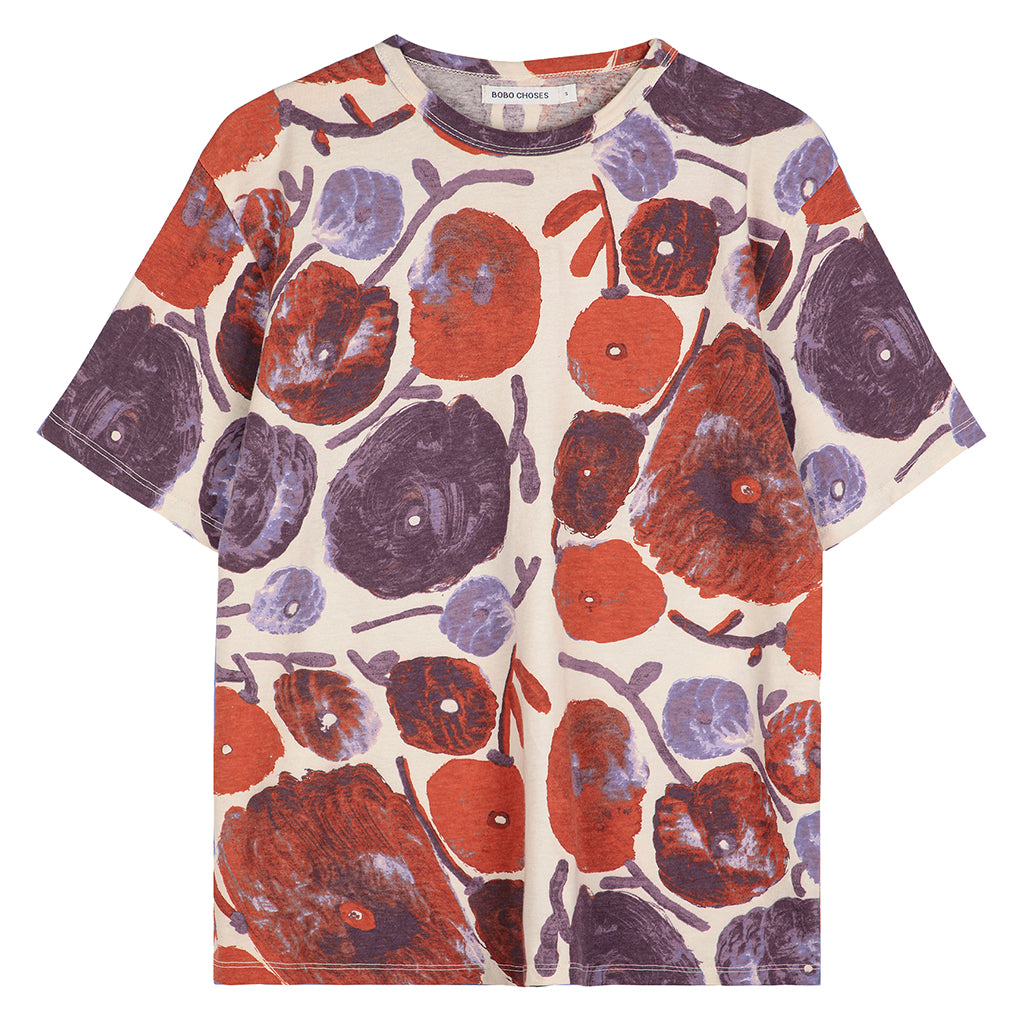 Bobo Choses Woman Fitted T-shirt Multicolour Dahlia Print