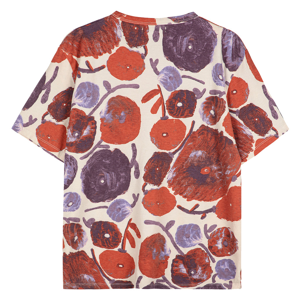 Bobo Choses Woman Fitted T-shirt Multicolour Dahlia Print