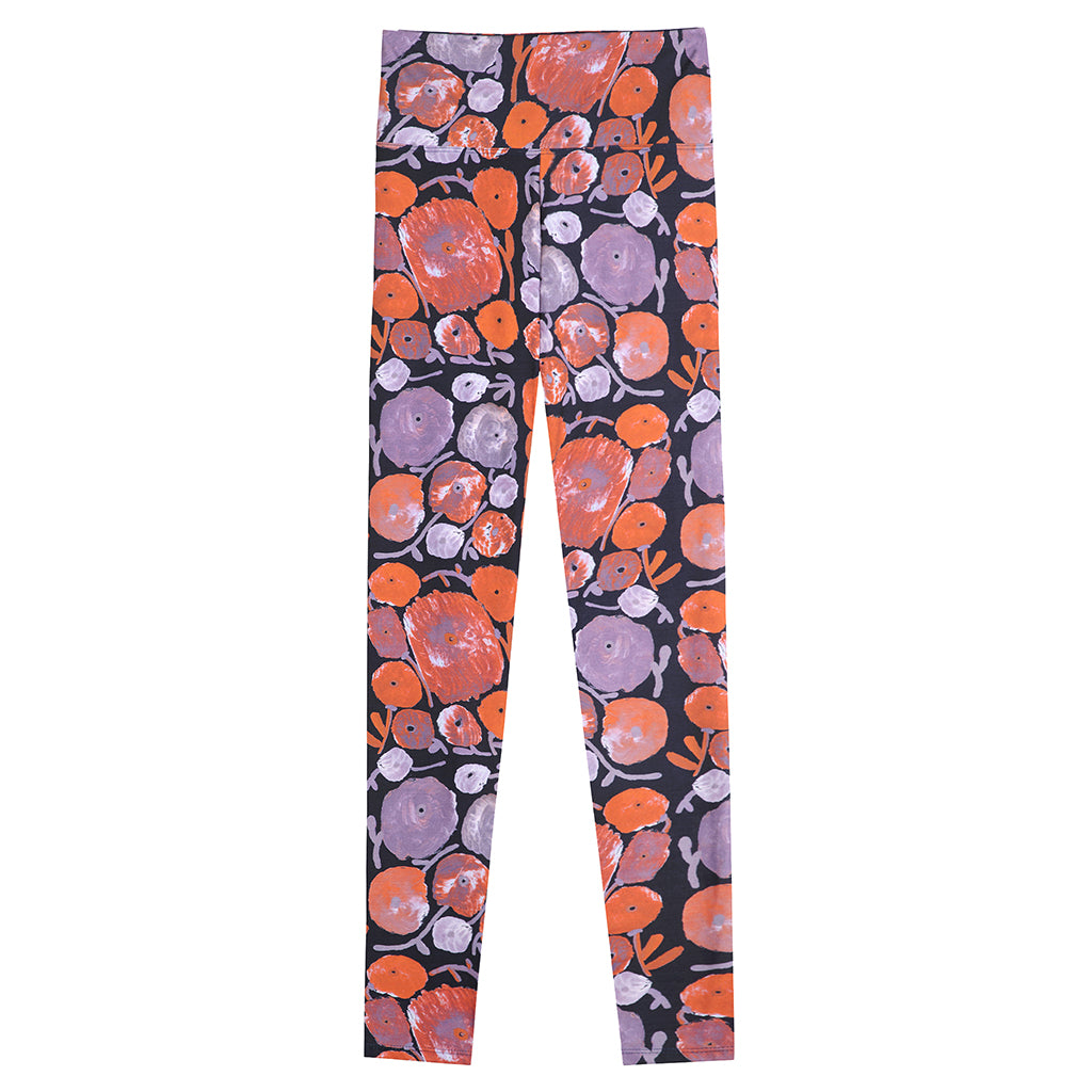 Bobo Choses Woman Sporty Leggings Multicolour Dahlia Print