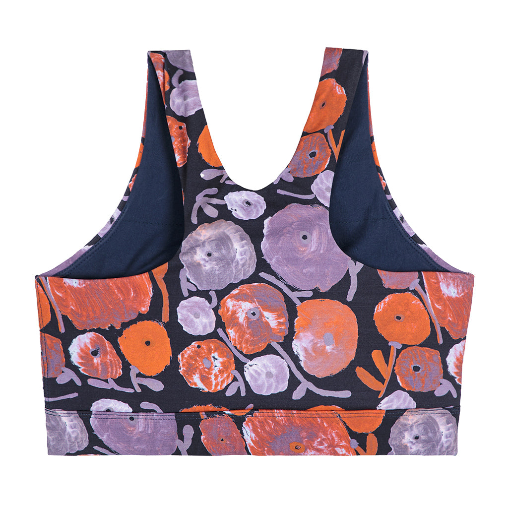 Bobo Choses Woman Sporty Top Multicolour Dahlia Print