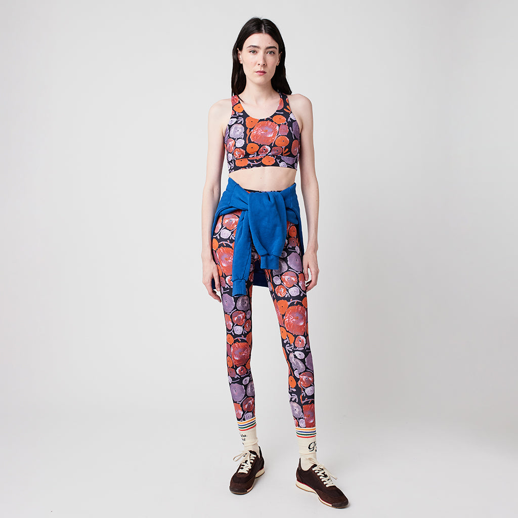 Bobo Choses Woman Sporty Top Multicolour Dahlia Print