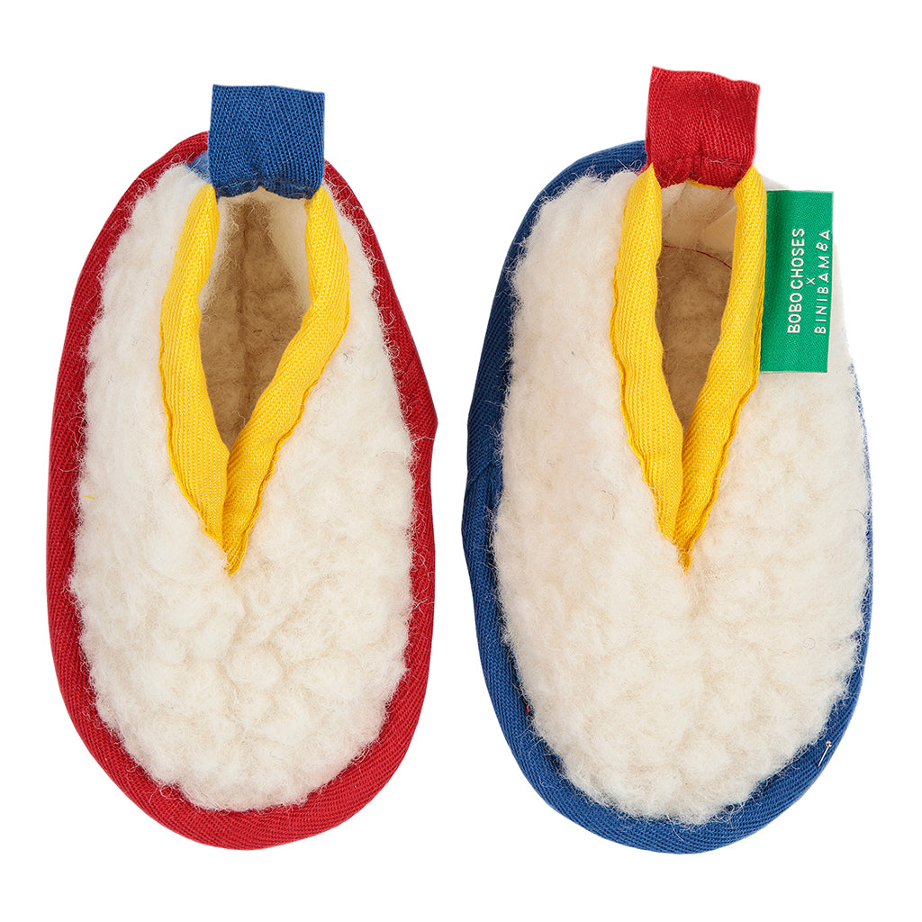 Bobo Choses X Binibamba Baby Booties Cream