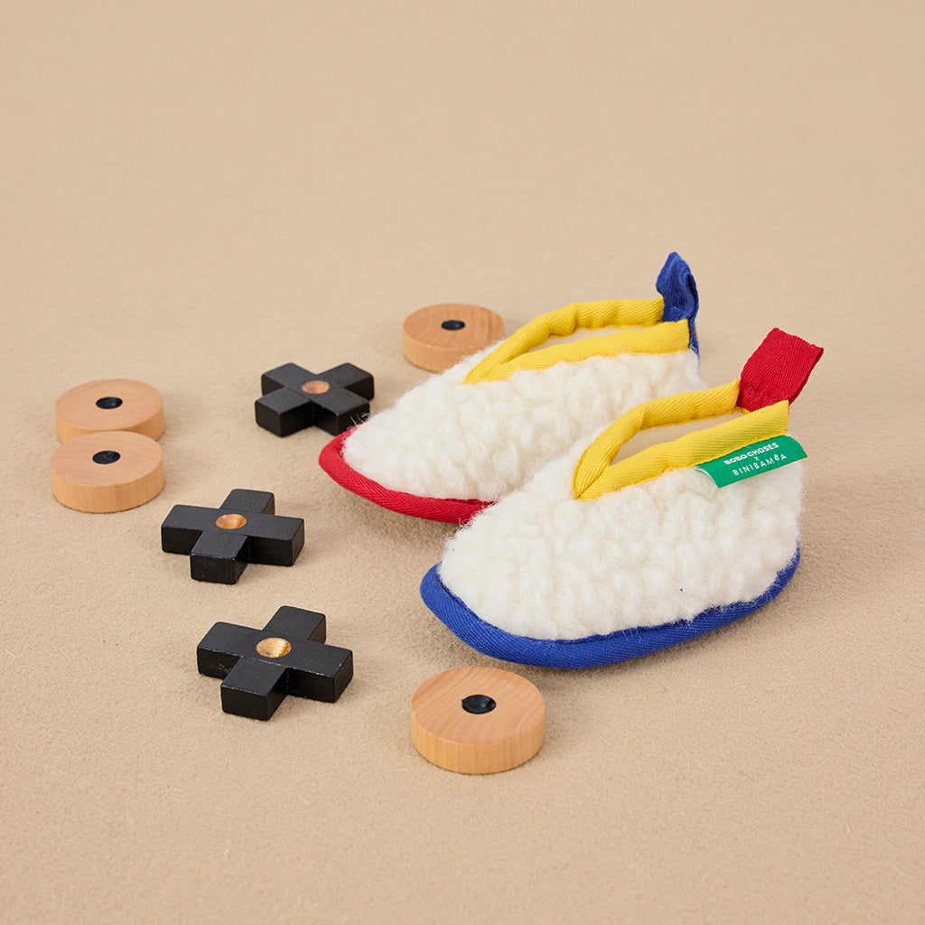 Bobo Choses X Binibamba Baby Booties Cream