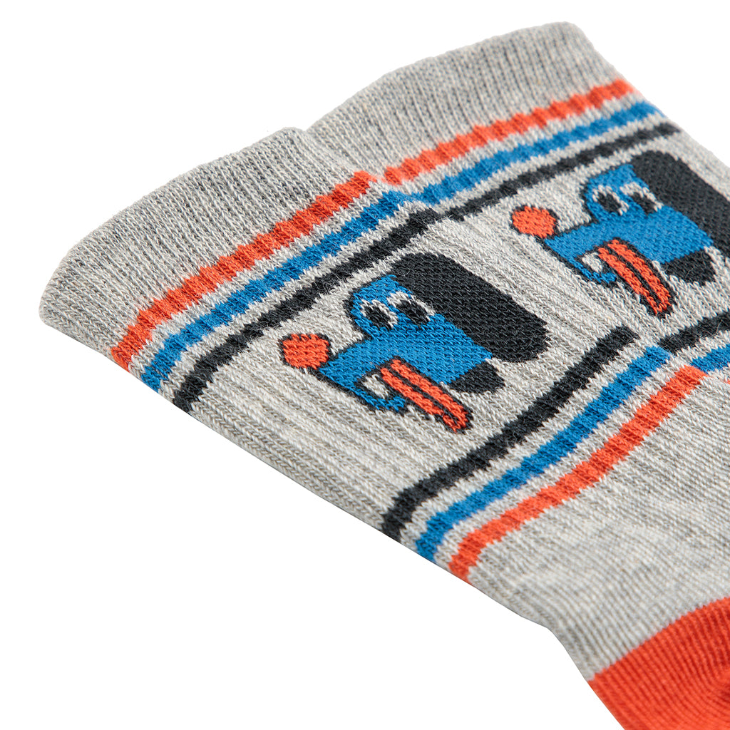 Bobo Choses Baby Doggy Mate Short Socks Light Heather Grey