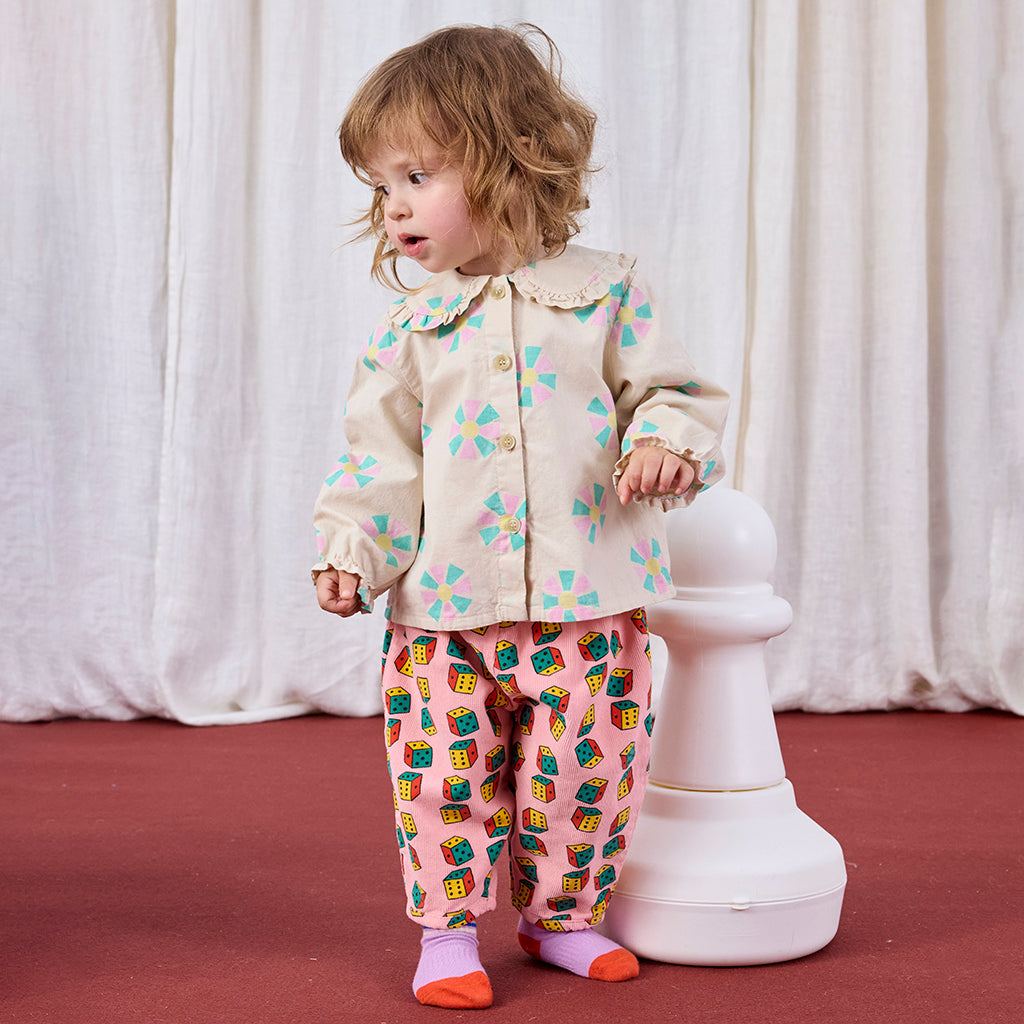 Bobo Choses Baby Game Pawns Short Socks Lavender Purple