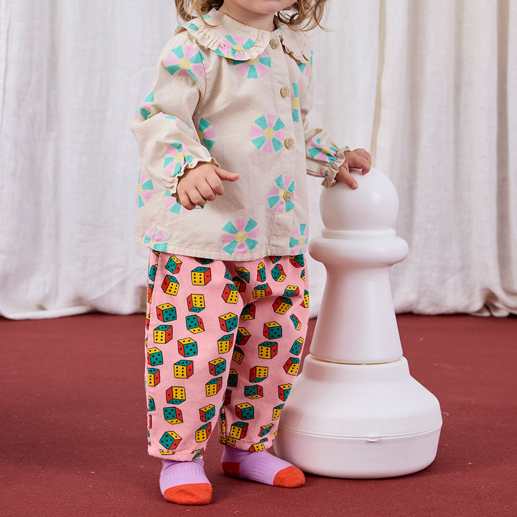 Bobo Choses Baby Game Pawns Short Socks Lavender Purple