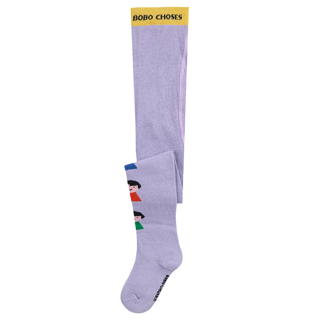Bobo Choses Baby Game Pawns Tights Purple