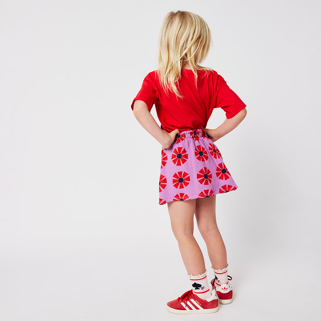 Bobo Choses Child Spades Short Socks Cream