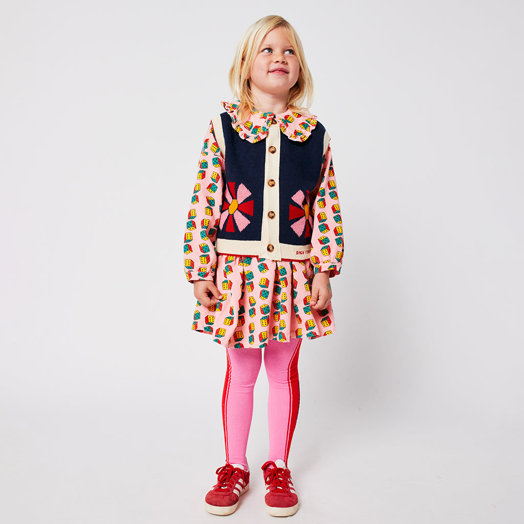 Bobo Choses Child Colour Block Tights Pink