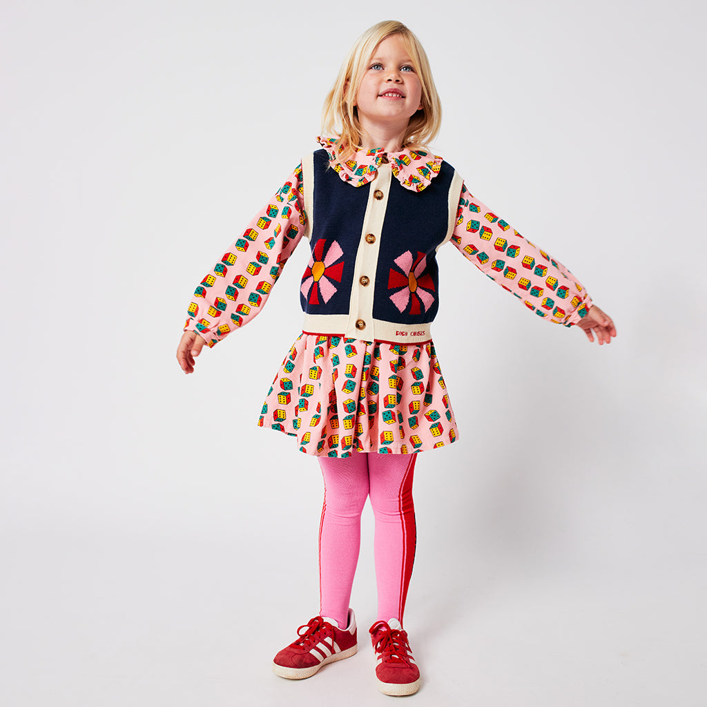 Bobo Choses Child Colour Block Tights Pink