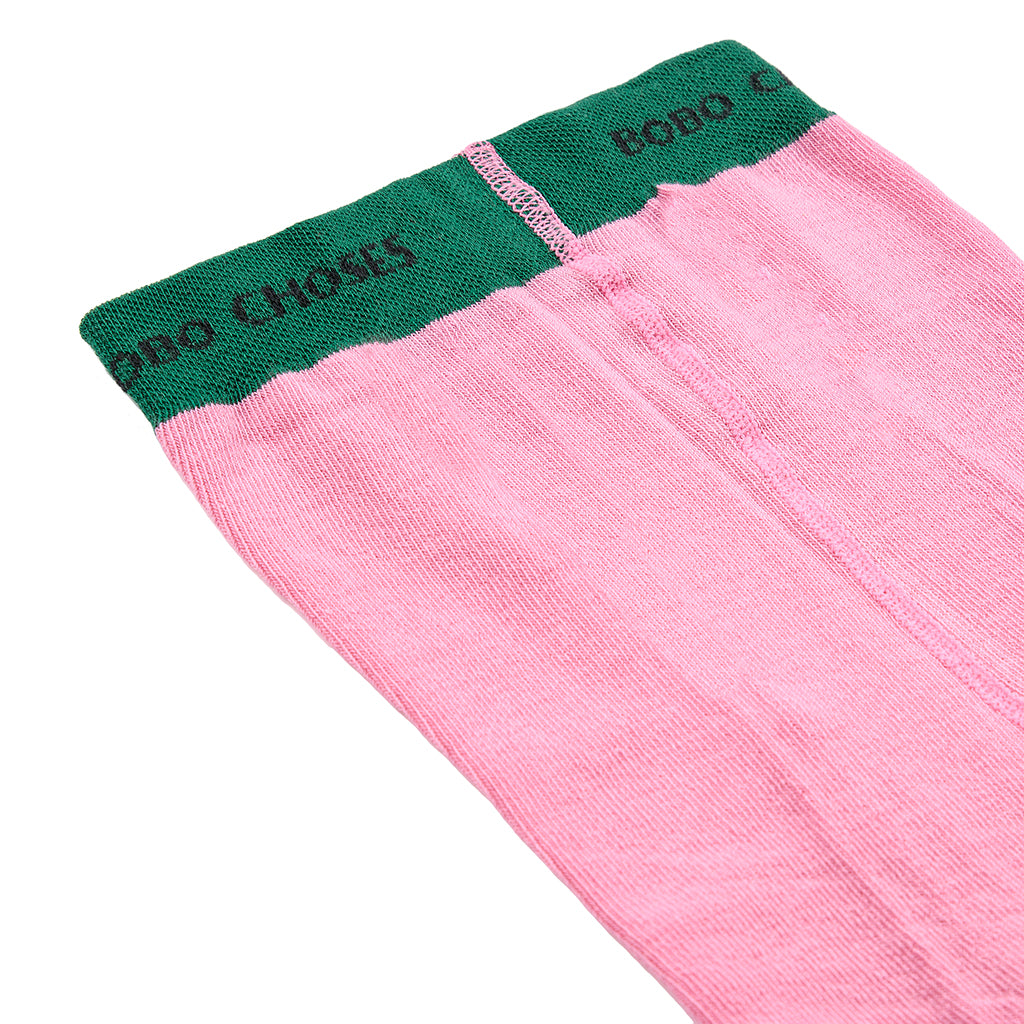 Bobo Choses Child Colour Block Tights Pink