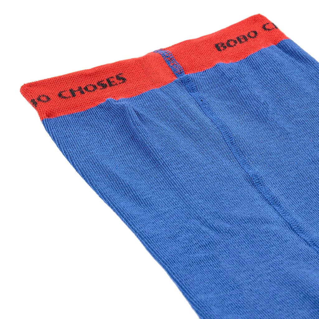 Bobo Choses Child Colour Block Tights Blue
