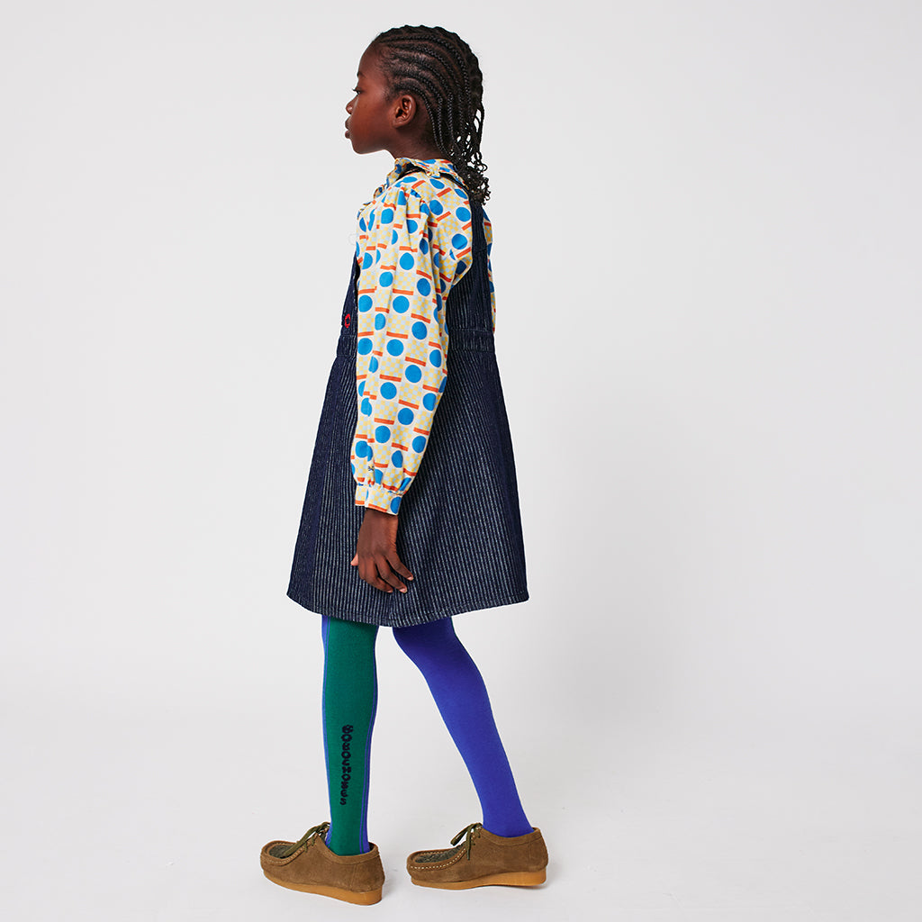 Bobo Choses Child Colour Block Tights Blue
