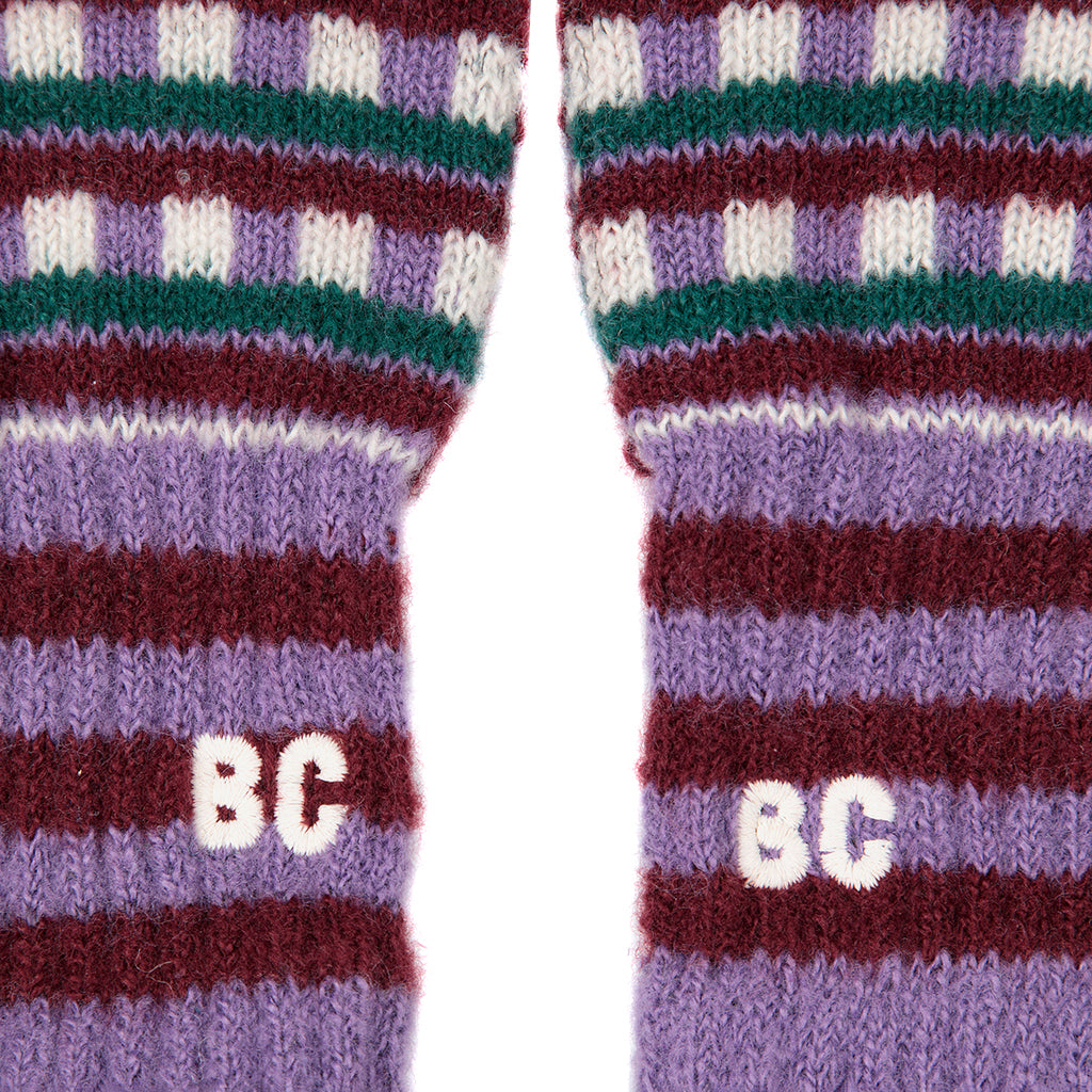 Bobo Choses Child Jacquard Long Gloves Purple