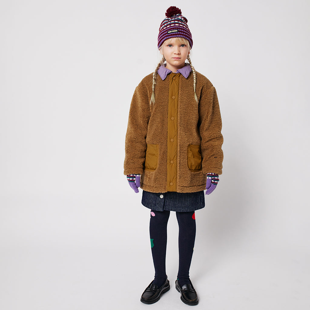 Bobo Choses Child Jacquard Long Gloves Purple