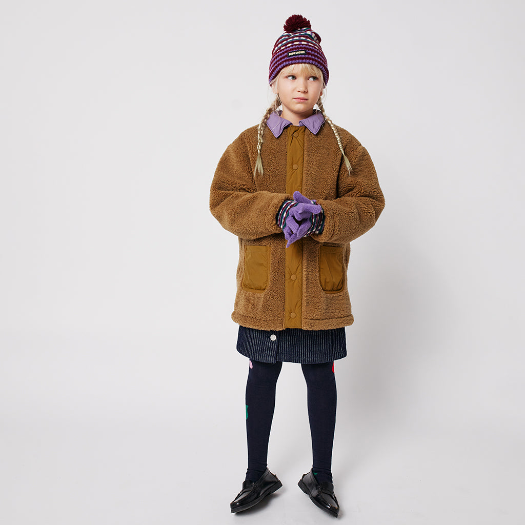 Bobo Choses Child Jacquard Long Gloves Purple