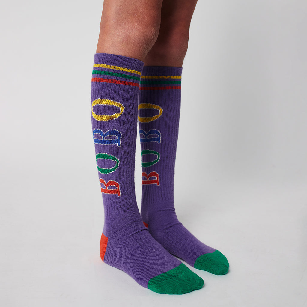 Bobo Choses Child Multicolour Bobo Extra Long Socks Purple
