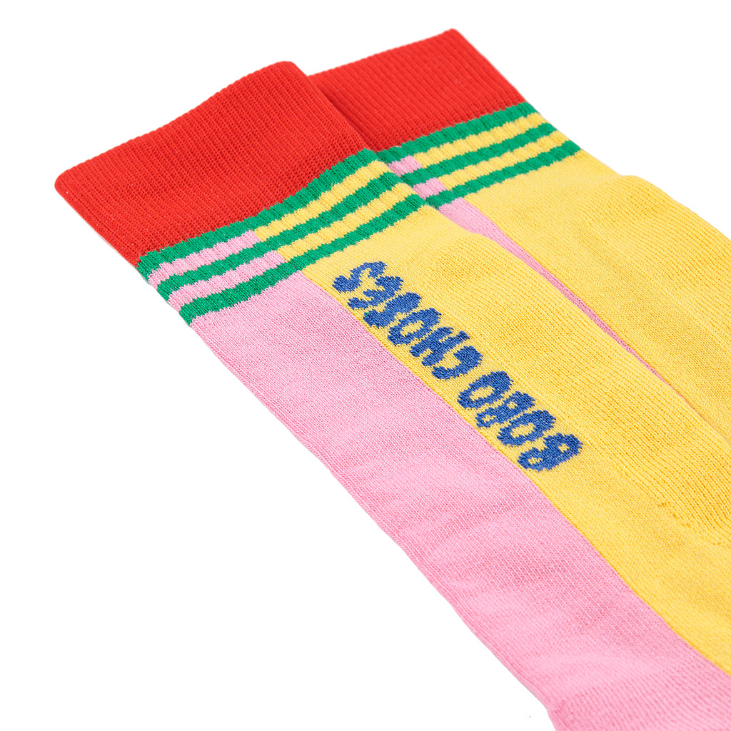 Bobo Choses Child Long Ski Socks Fuchsia Pink