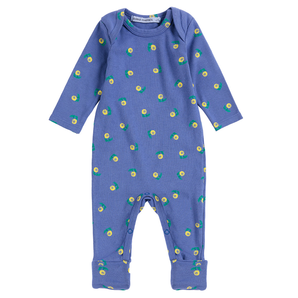 Bobo Choses Baby Three Piece Gift Set All Over Stamp Bloom Print Purple