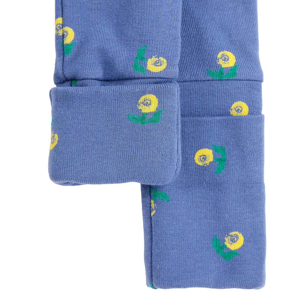 Bobo Choses Baby Three Piece Gift Set All Over Stamp Bloom Print Purple