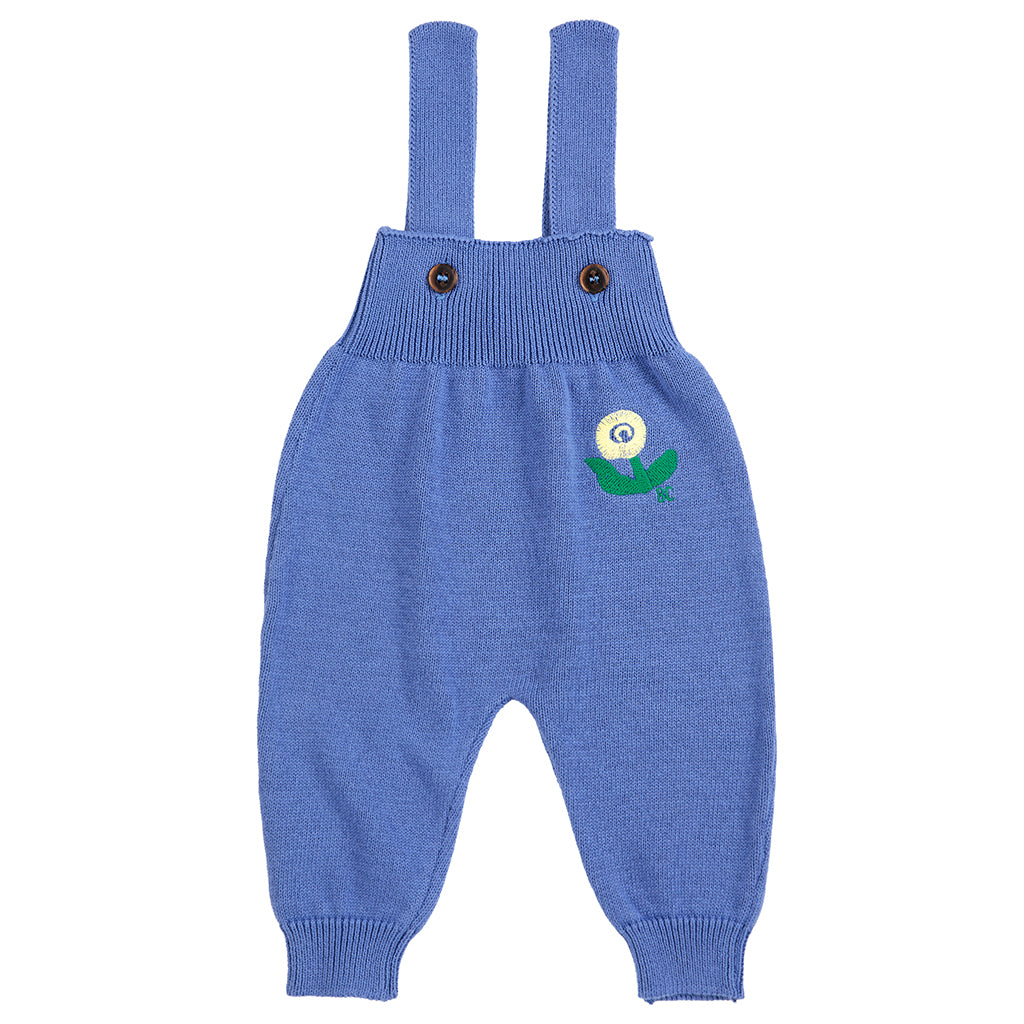 Bobo Choses Baby Knit Jumpsuit Stamp Bloom Purple