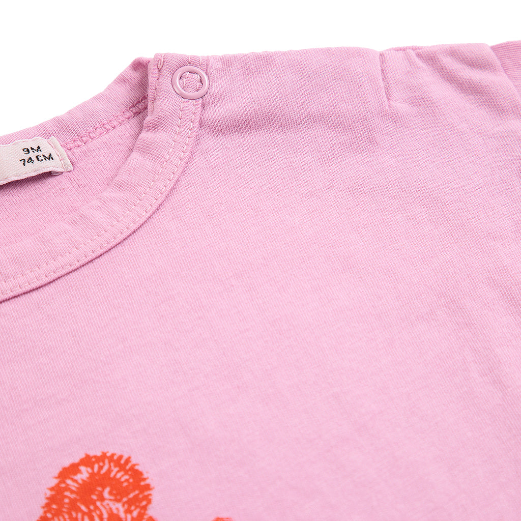Bobo Choses Baby T-shirt Softpaw Monster Print Pink