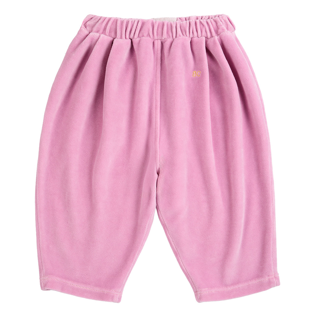 Bobo Choses Baby Velvet Sweatpants Pink