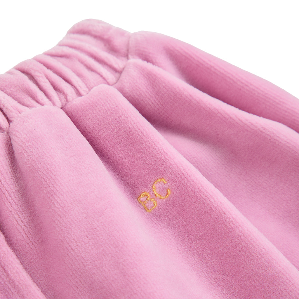 Bobo Choses Baby Velvet Sweatpants Pink