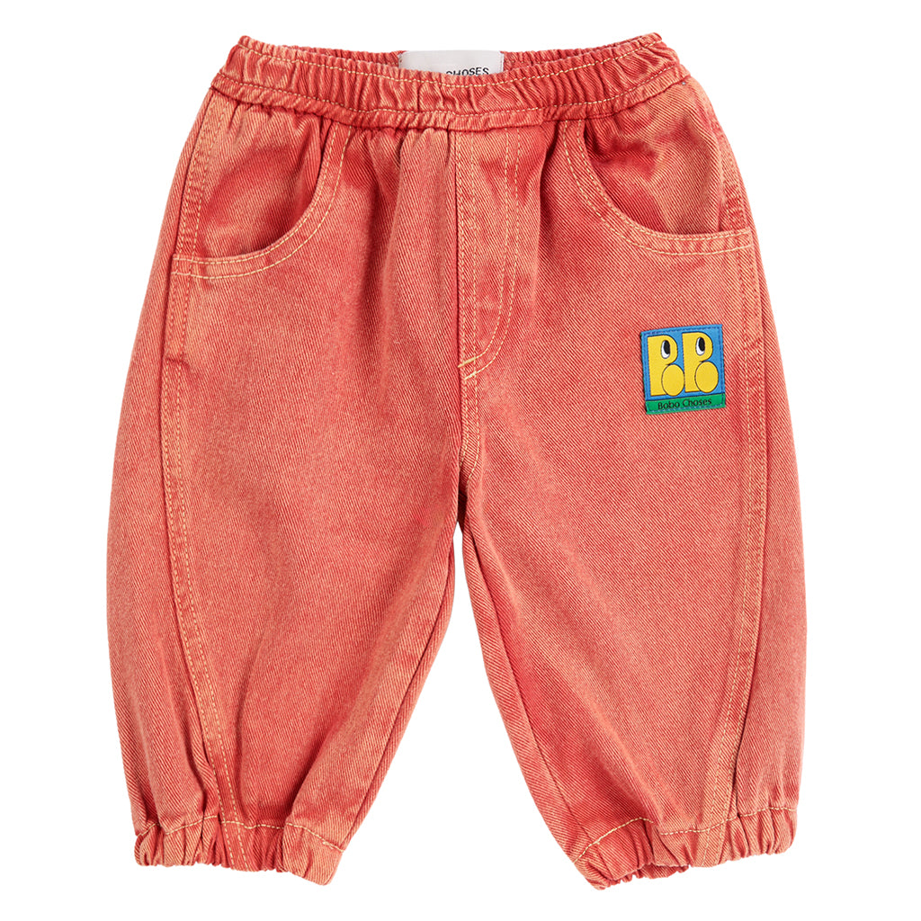 Bobo Choses Baby Denim Pants Booo Bo Choses Tag Red