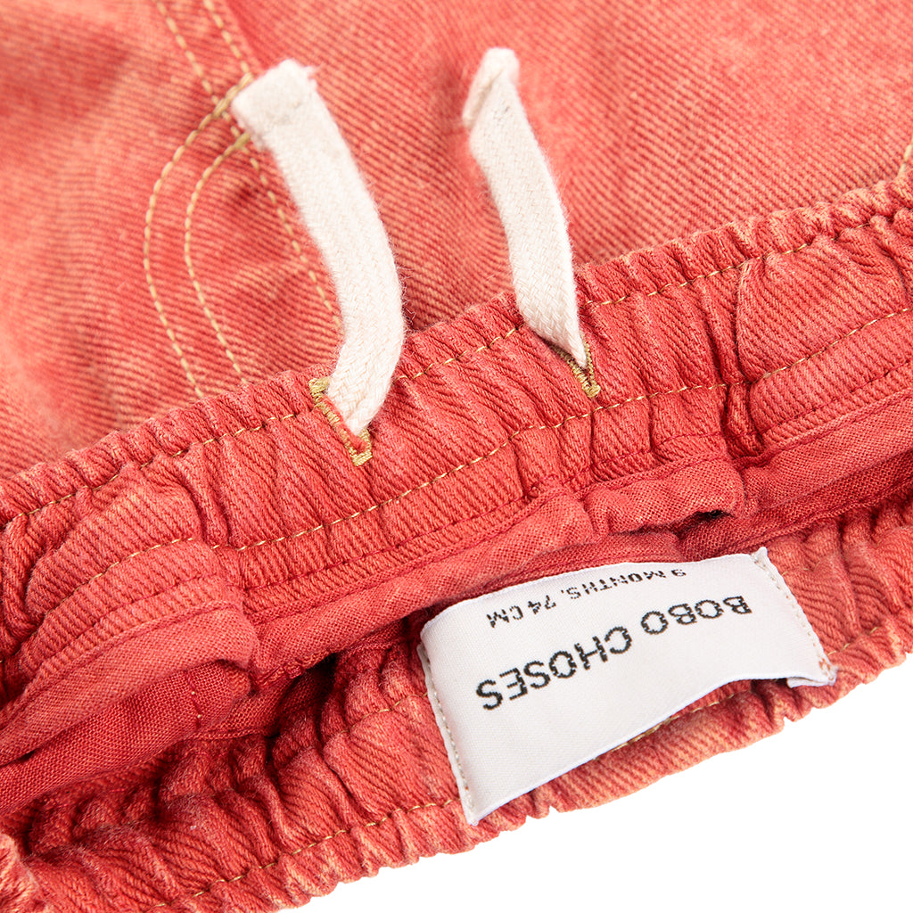 Bobo Choses Baby Denim Pants Booo Bo Choses Tag Red