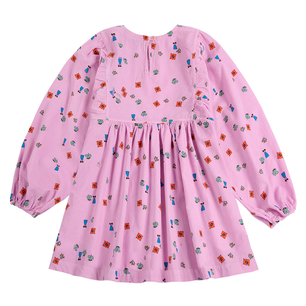 Bobo Choses Baby Dress All Over Blossom Print Pink