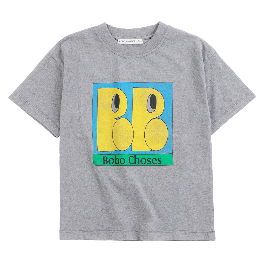 Bobo Choses Child T-shirt Booo Bo Choses Print Heather Grey