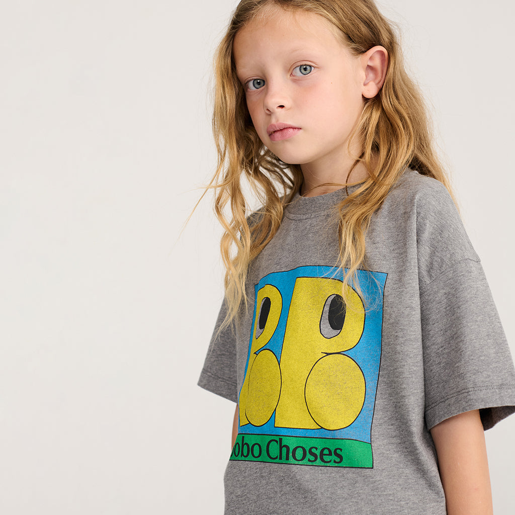 Bobo Choses Child T-shirt Booo Bo Choses Print Heather Grey